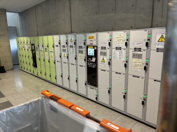 幕張メッセ内のコインロッカー