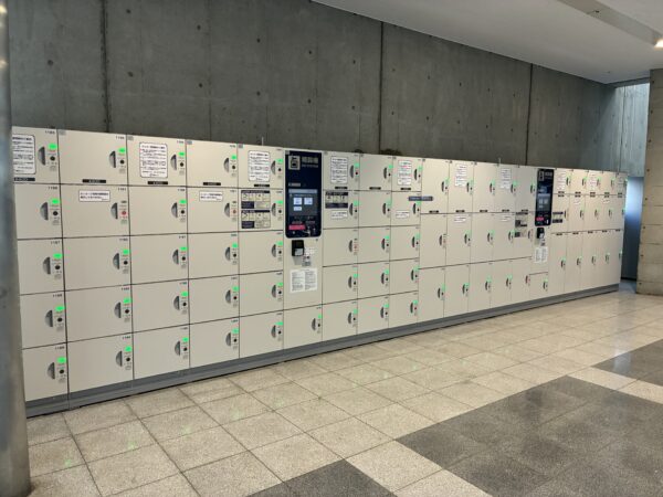 幕張メッセ内のコインロッカー
