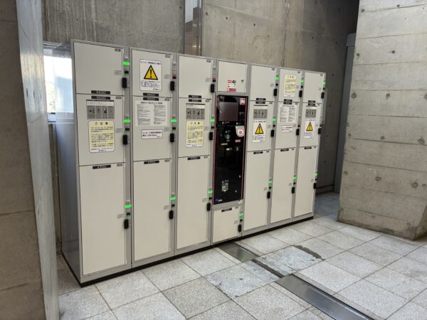 幕張メッセ内のコインロッカー