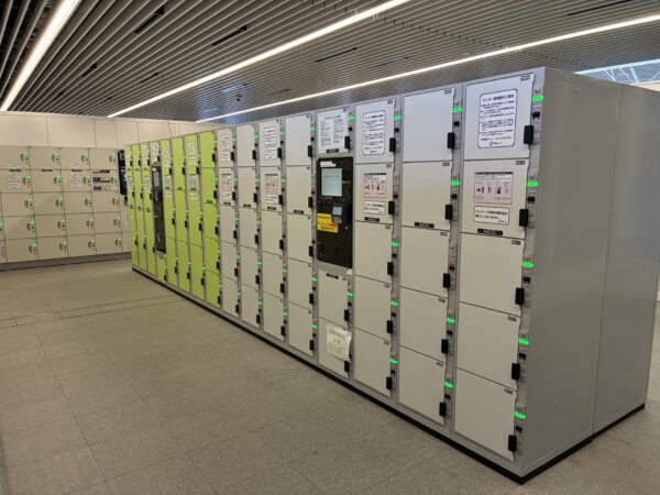 幕張メッセ内のコインロッカー