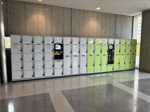 幕張メッセ内のコインロッカー