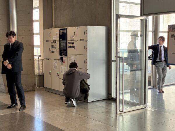 幕張メッセ内のコインロッカー