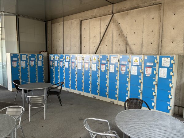 幕張メッセ内のコインロッカー
