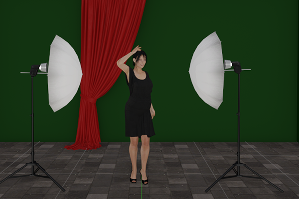 コスプレ 撮影 ライティング 2灯 