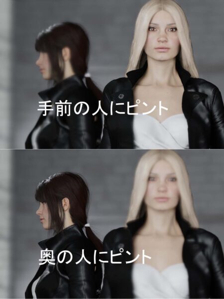 コスプレ撮影 ピント位置を自由に操作できる