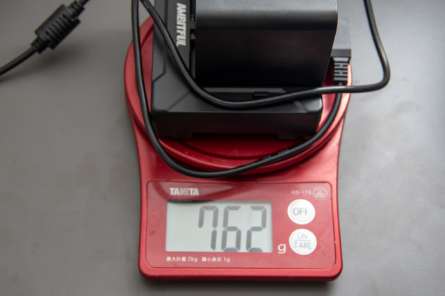 AMBITFUL FL80 RGBの重さ