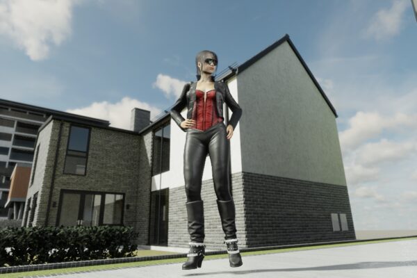 コスプレ 構図 広角