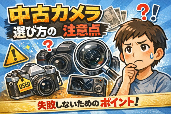 中古カメラの選び方の注意点